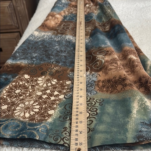 Blue Pleated Midi A-Line Skirt for Casual Wear - Picture 5 of 8